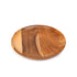 Teak Smooth Plate Taper 9"/22cm