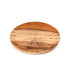 Teak Rough Plate 10" (25.5 cm)