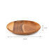 Teak Smooth Plate Taper 9"/22cm