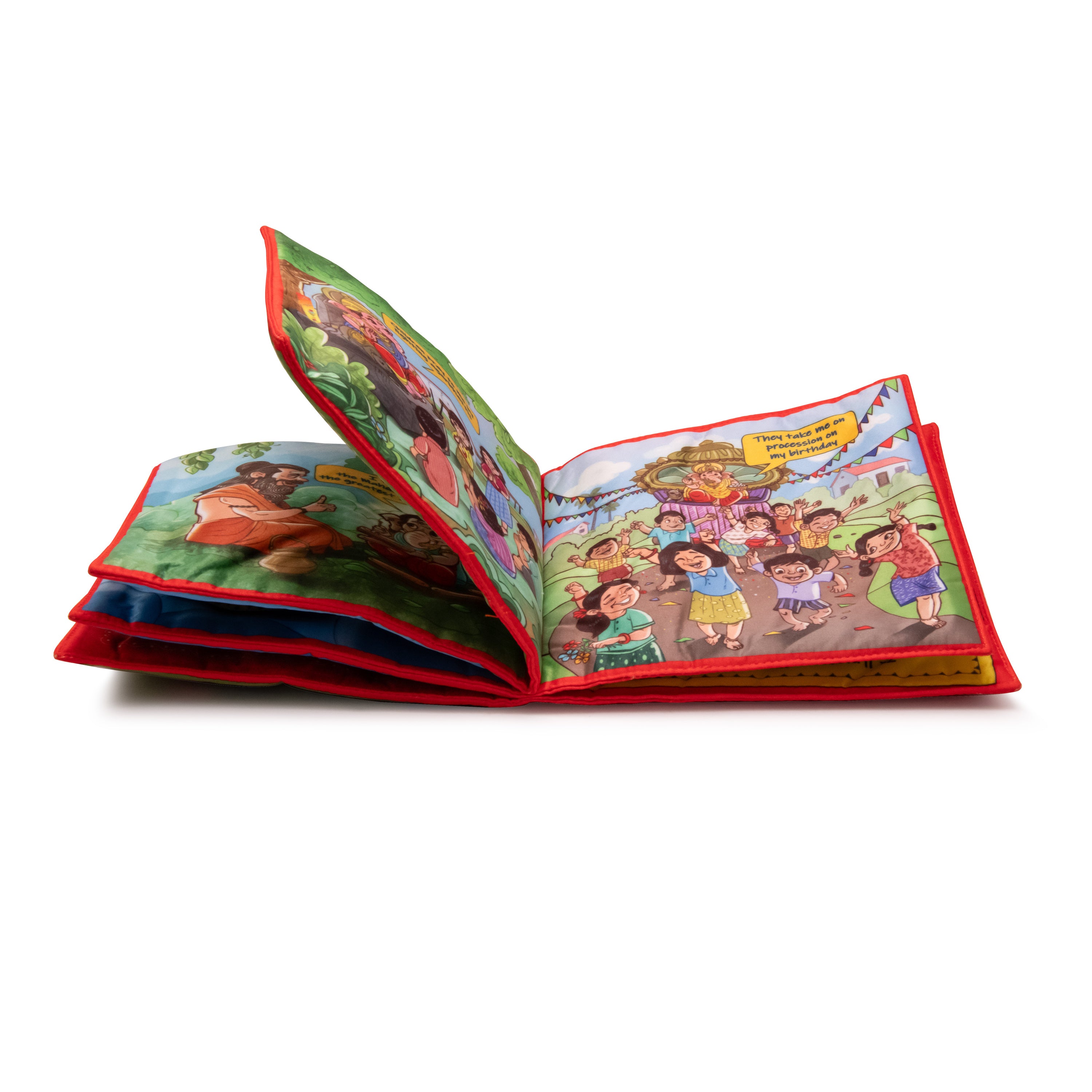 Cycle Heritage Series Ganesha Cloth Book (Washable and Reusable)