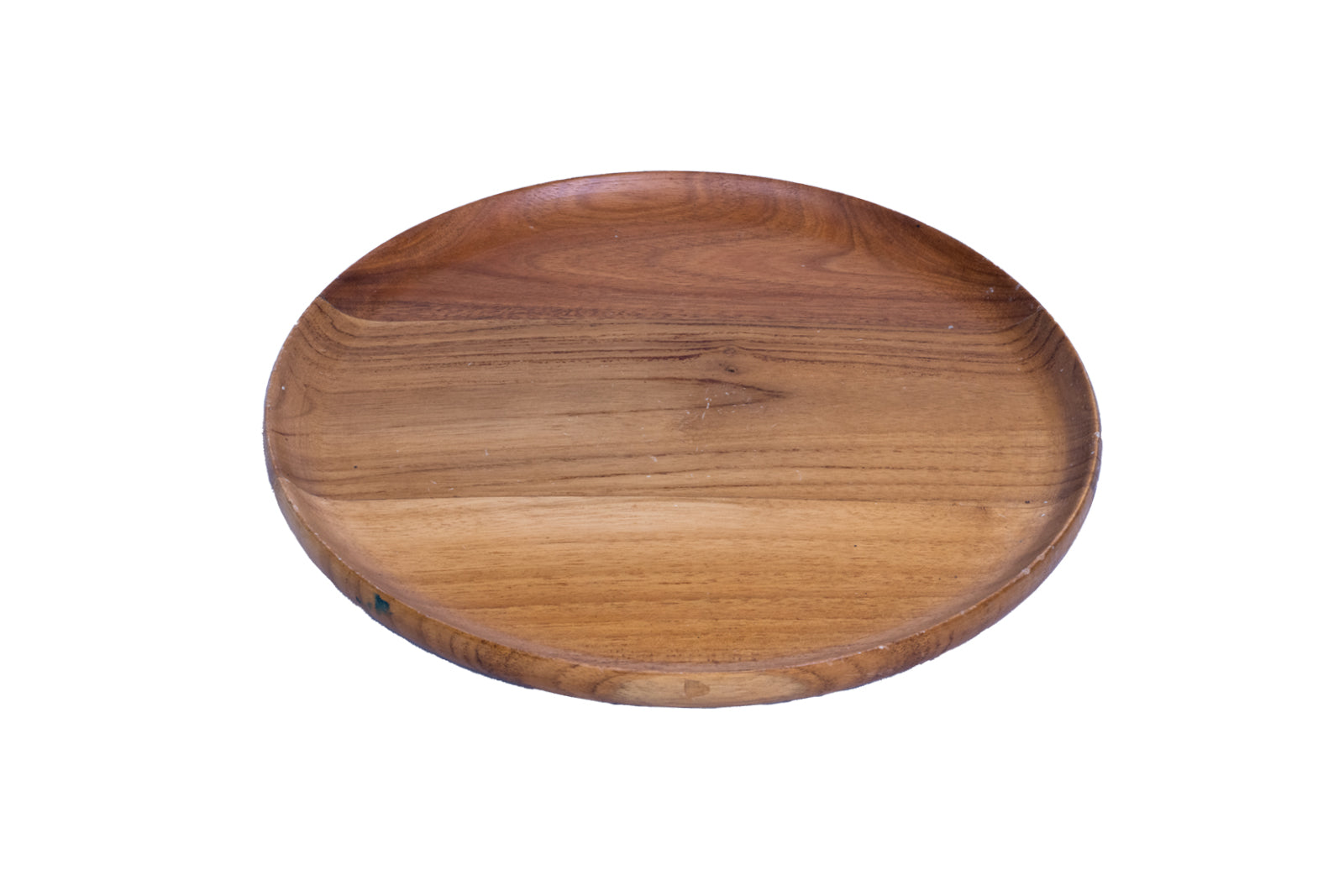 Teak Smooth Plates Taper 17cm