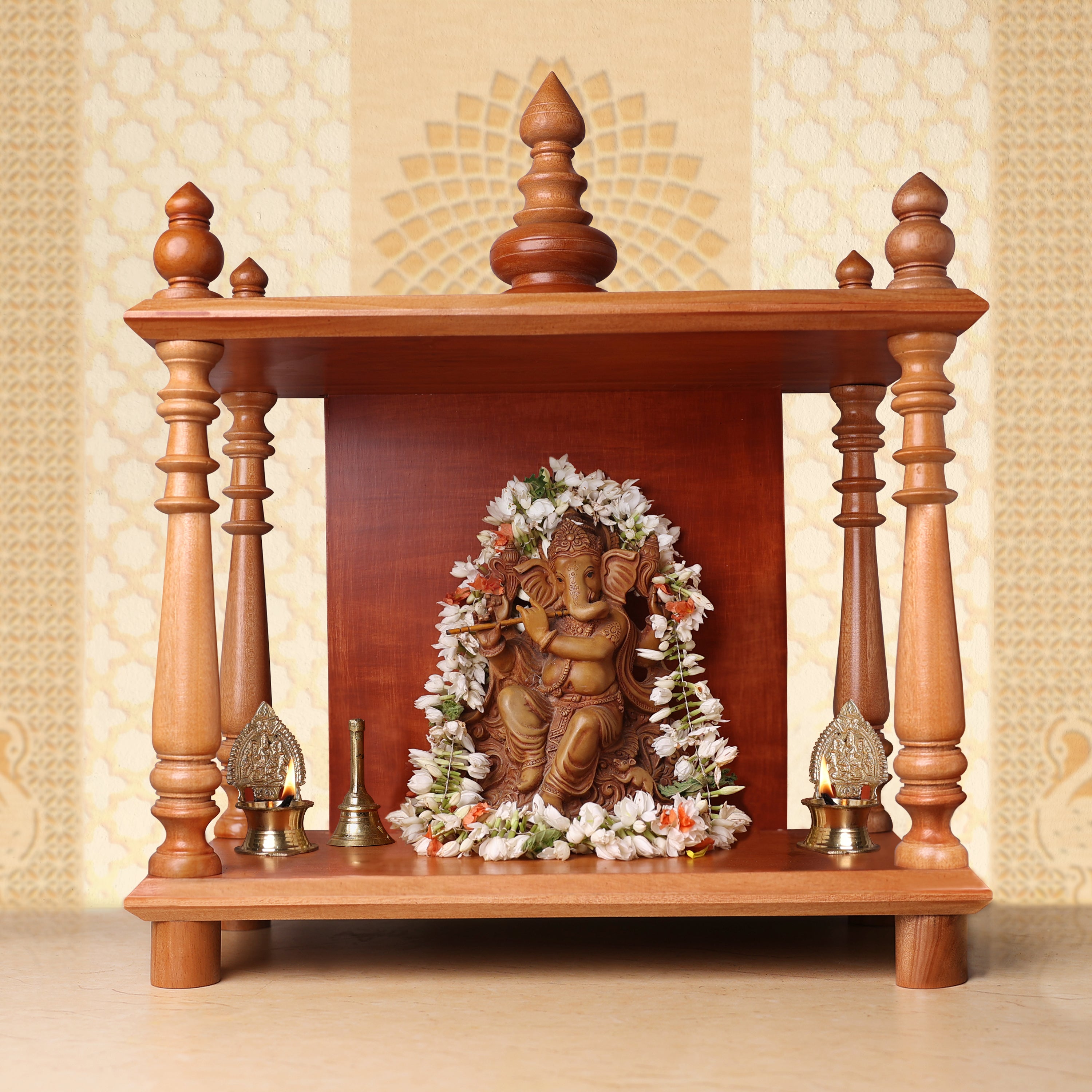 Mahogany Dismantalable Mantapa - Natural Finish