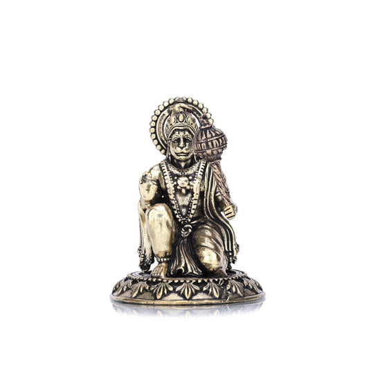 Lord Hanuman Sitting Brass Statue