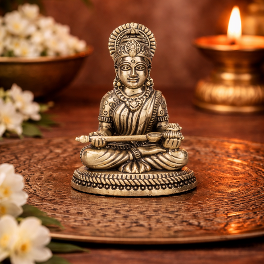 Goddess Annapoorni Brass Idol