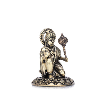 Lord Hanuman Sitting Brass Statue