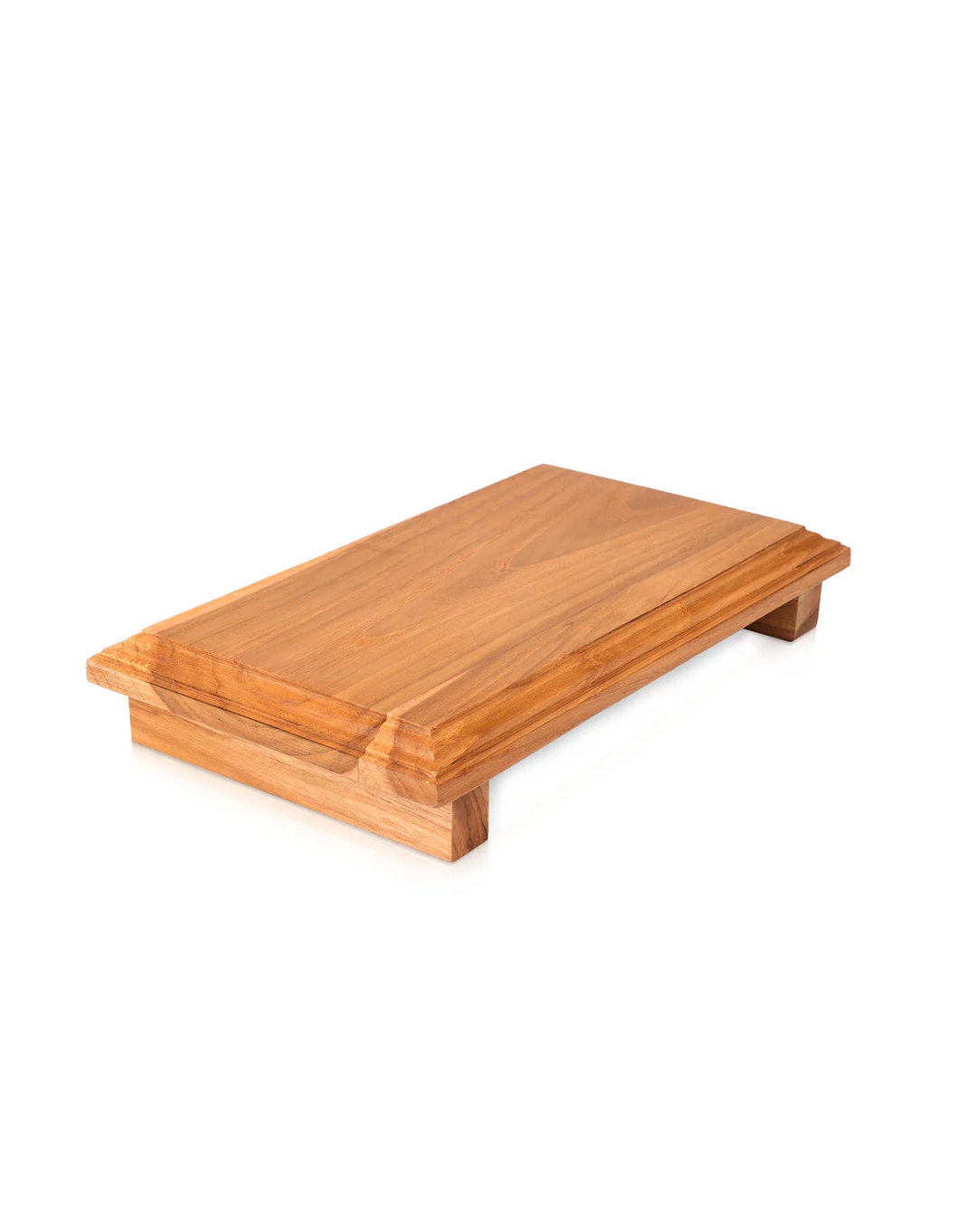 handcrafted teakwood puja peeta 25.4cm x 15.4cm