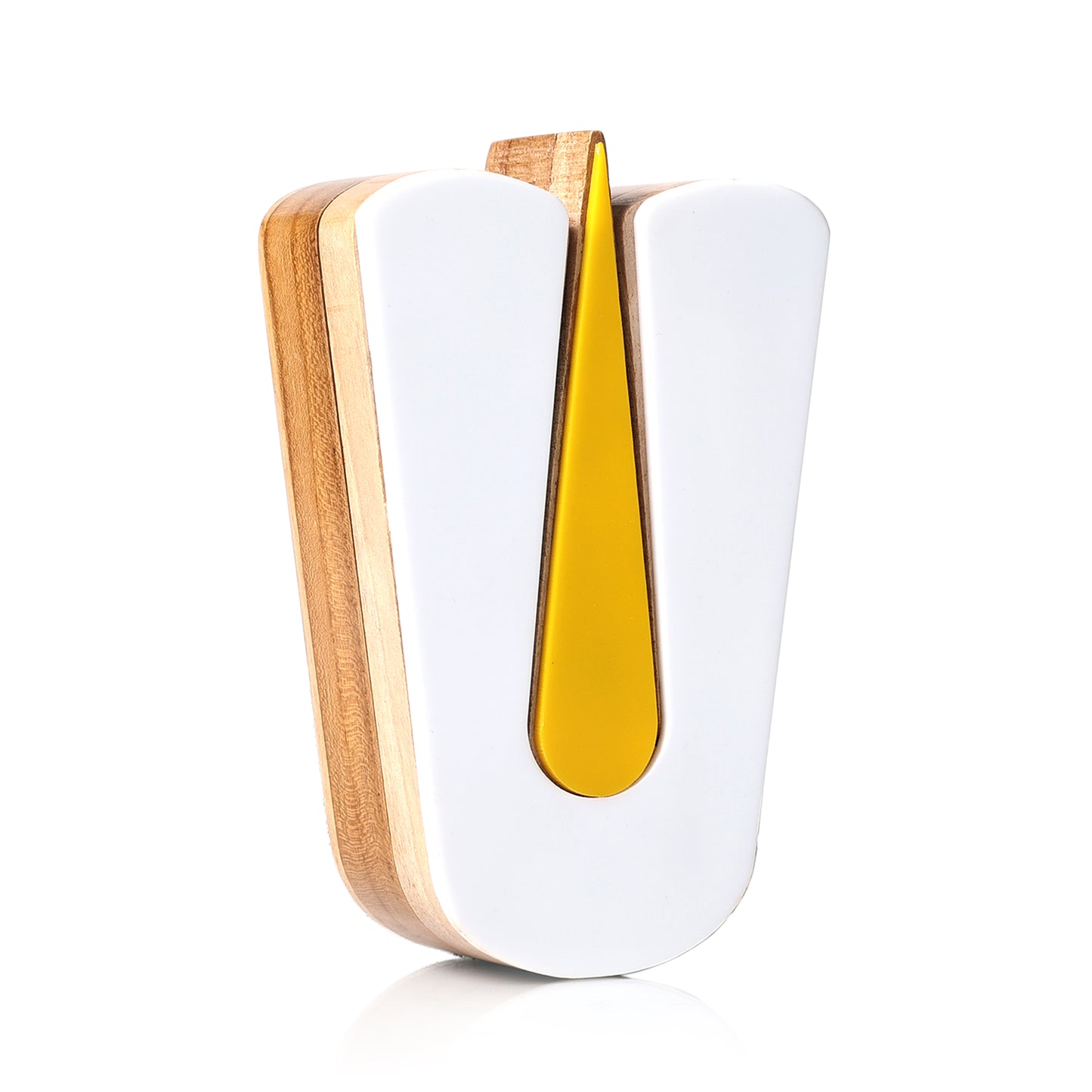 vadagalai wooden tirumana petti - yellow