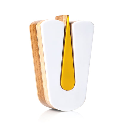 Vadagalai Wooden Tirumana Petti - Yellow