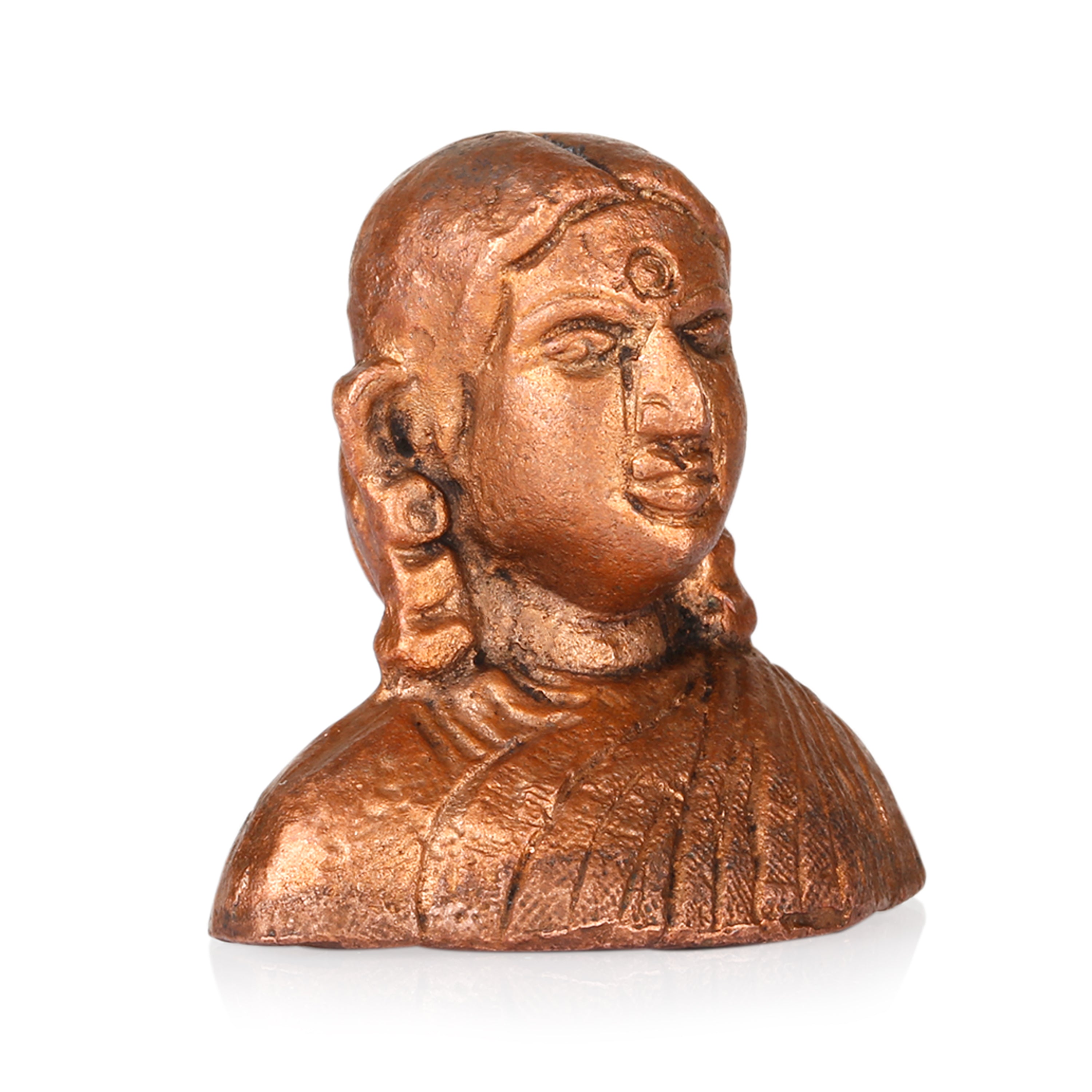 Goddess Gowri Copper Idol