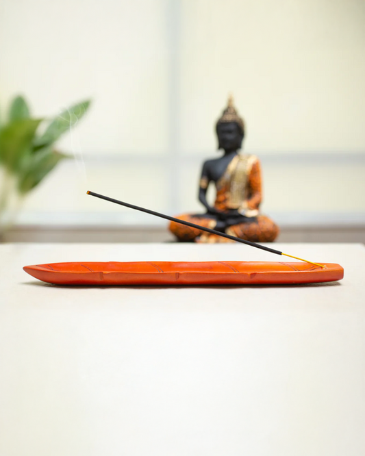 Burnt Orange Leaf Ash Catcher