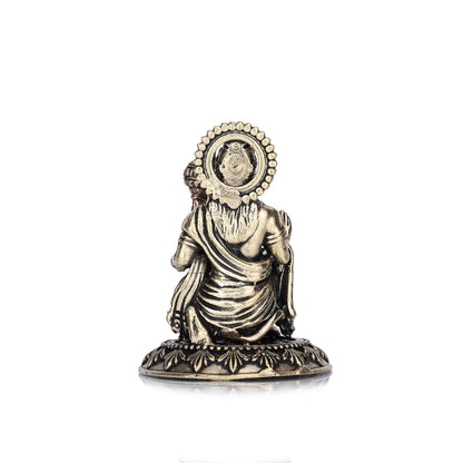 Lord Hanuman Sitting Brass Statue