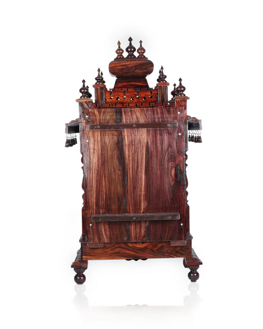 Pavitra Rosewood Temple with Ganesha Inlayed with Tray