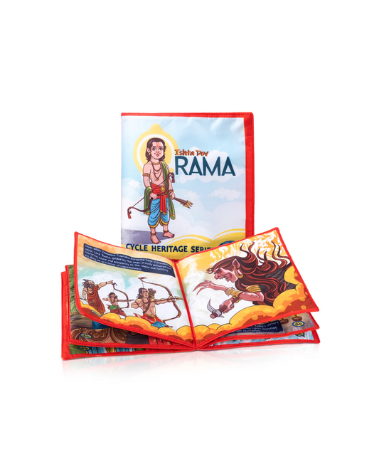 Cycle Heritage Series Sri Rama Cloth Book (Washable and Reusable)
