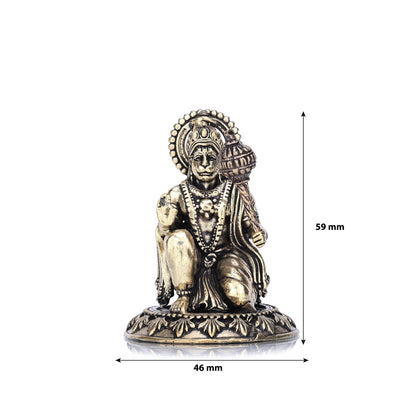 Lord Hanuman Sitting Brass Statue