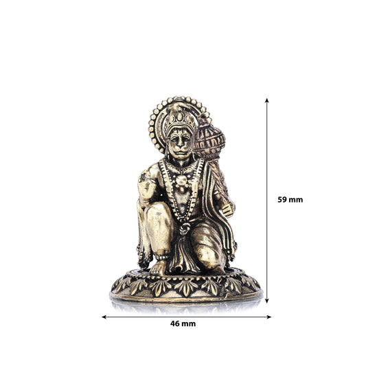 Lord Hanuman Sitting Brass Statue