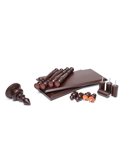 Mahogany Dismantalable Mantapa - Brown Finish