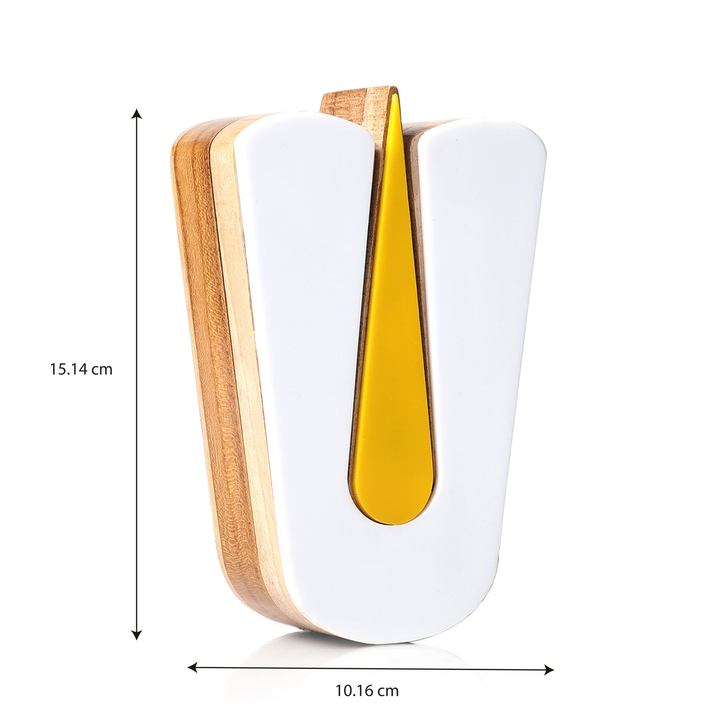 vadagalai wooden tirumana petti - yellow