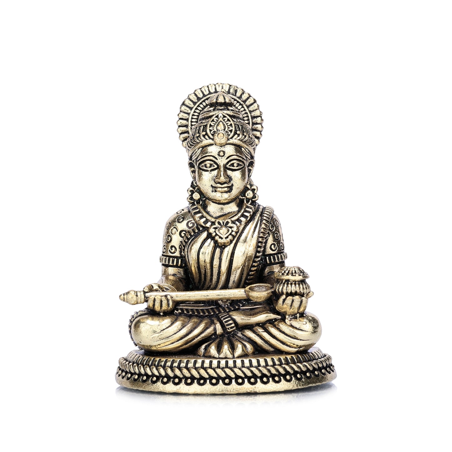 goddess annapoorni brass idol