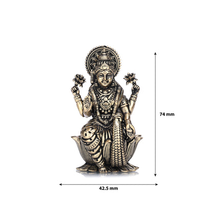 Goddess Dhanalakshmi Brass Idol