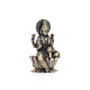 Goddess Dhanalakshmi On Lotus Brass Idol (Small)