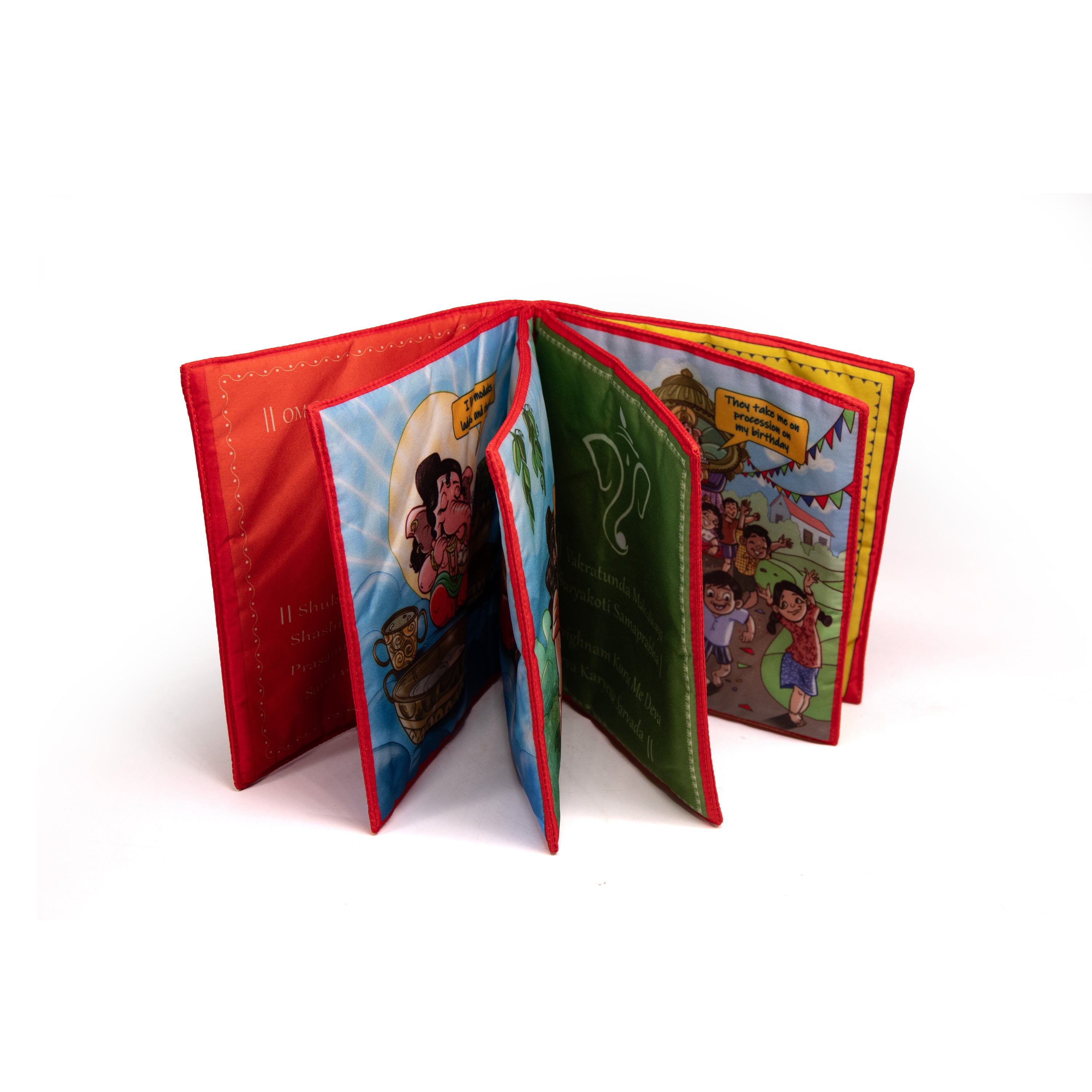 Cycle Heritage Series Ganesha Cloth Book (Washable and Reusable)