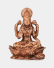 Goddess Dhanalakshmi Copper Idol