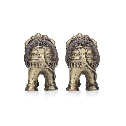 Jodi Elephant Brass Idol (Medium)