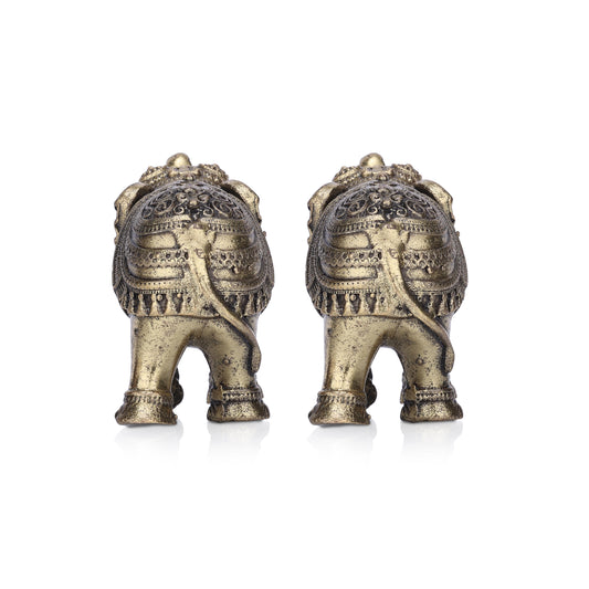 Jodi Elephant Brass Idol (Medium)