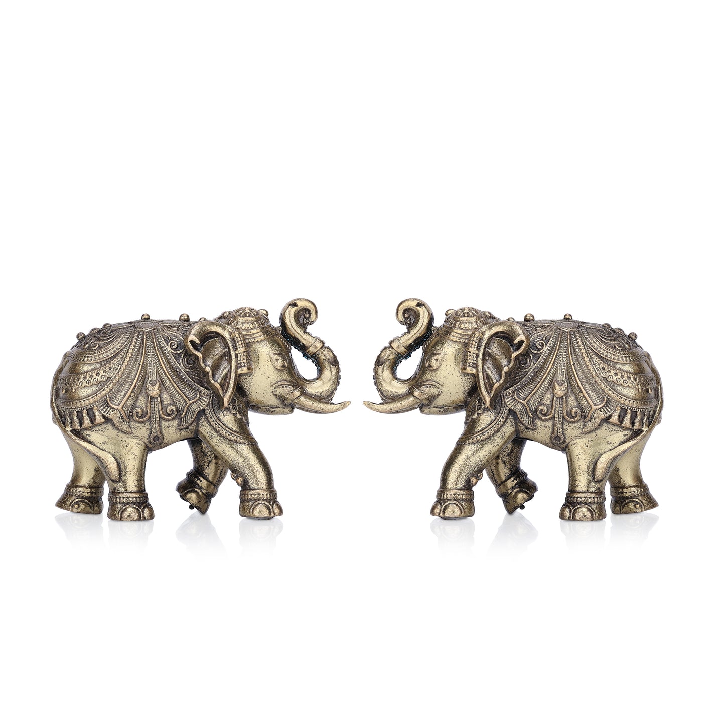 jodi elephant brass idol (medium)