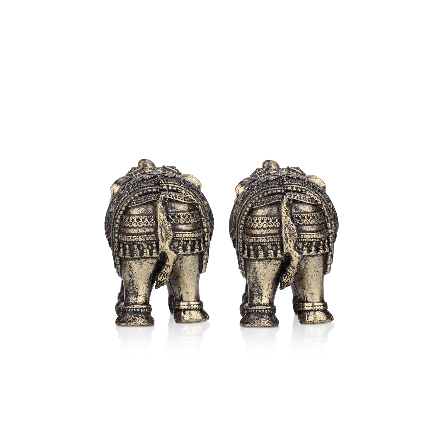 jodi elephant brass idol (small)