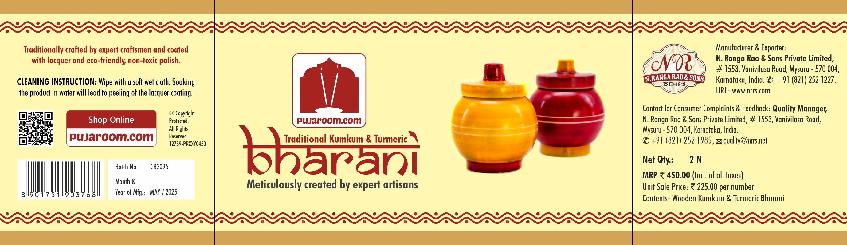 Kumkum Turmeric Bharani