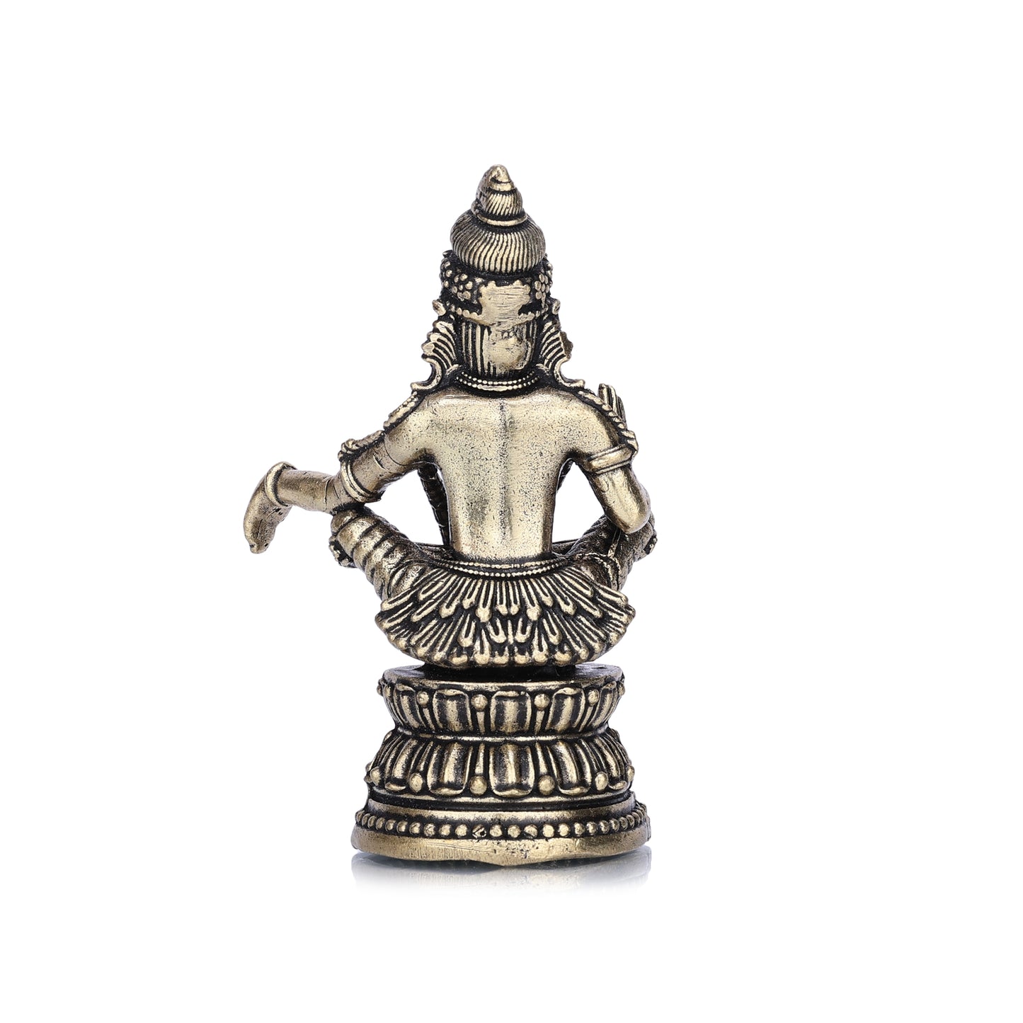 lord ayyappa swamy brass idol