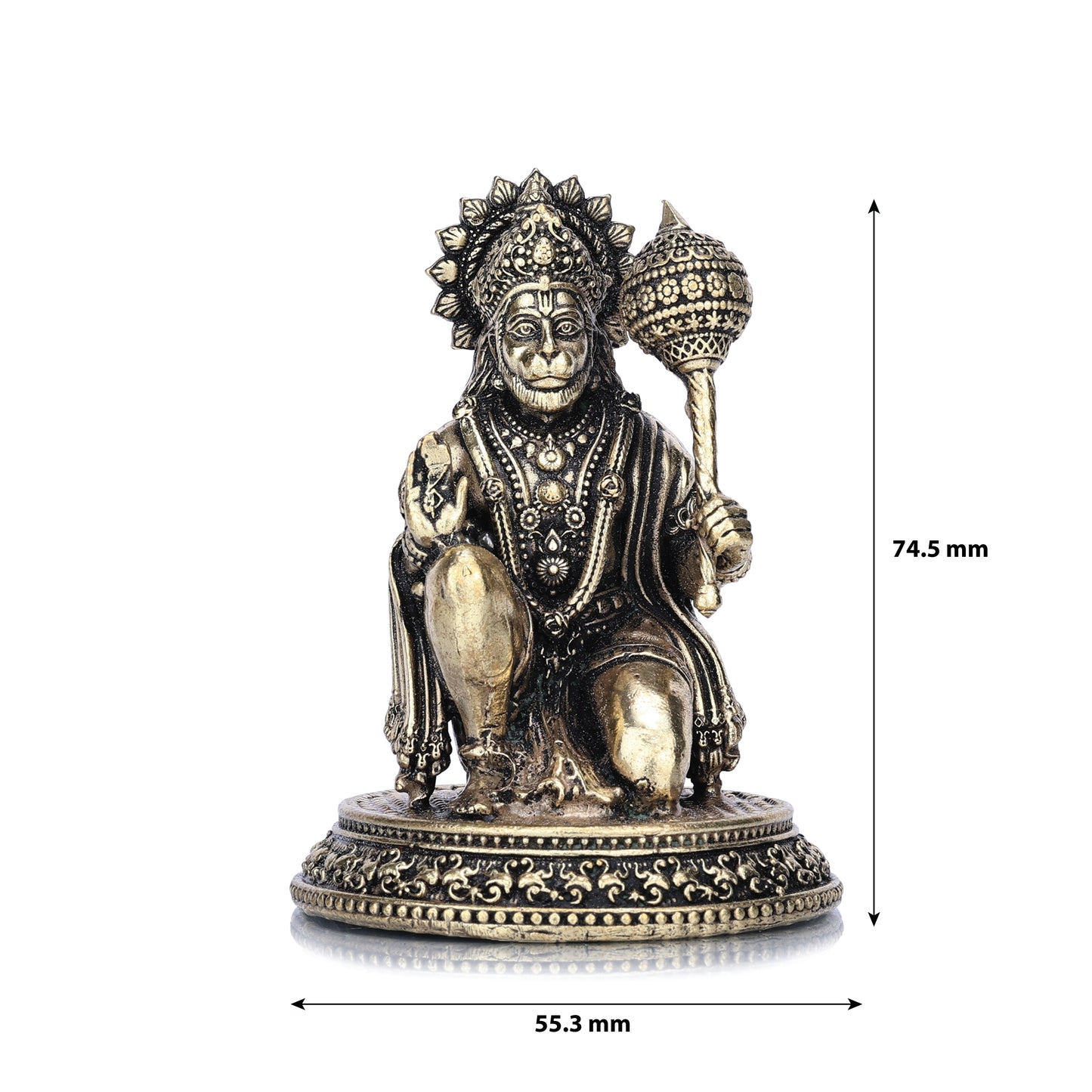 lord hanuman brass idol