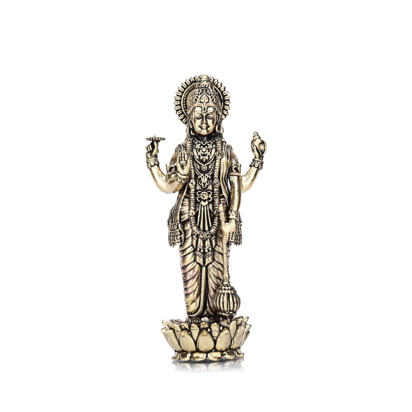 lord satyanarayana brass idol