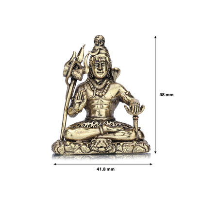Lord Shiva Brass Idol