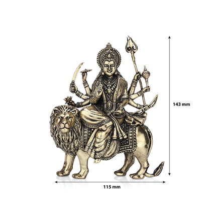Ma Durga Brass Idol