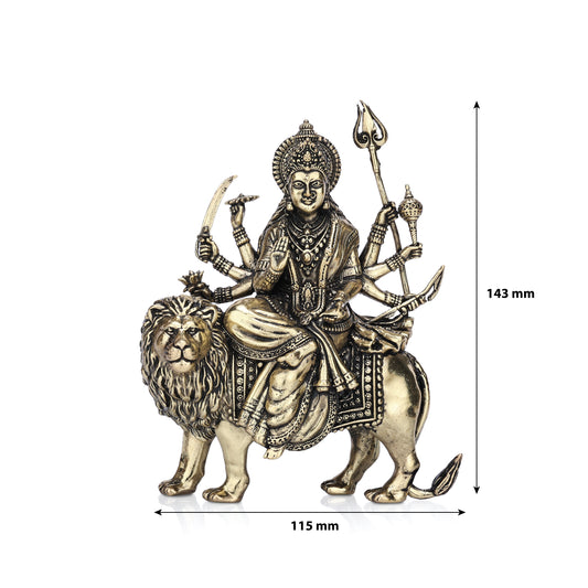 Ma Durga Brass Idol