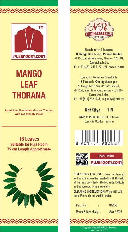 16 mango leaf Thorana
