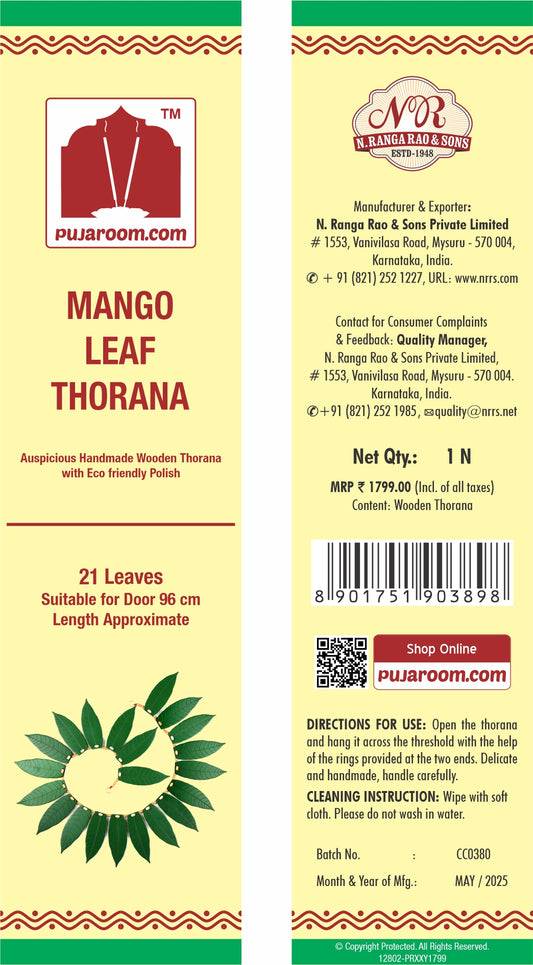 21 mango leaf Thorana