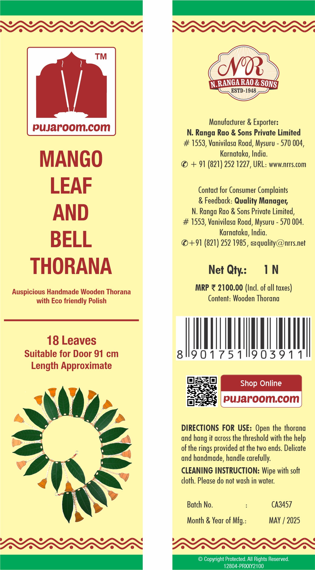 18 mango leaf thorana
