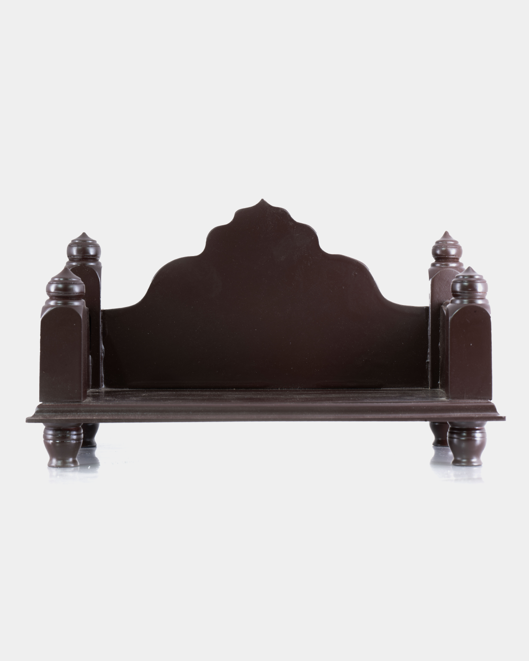 mandasana - shivani wood - pre assembled - brown