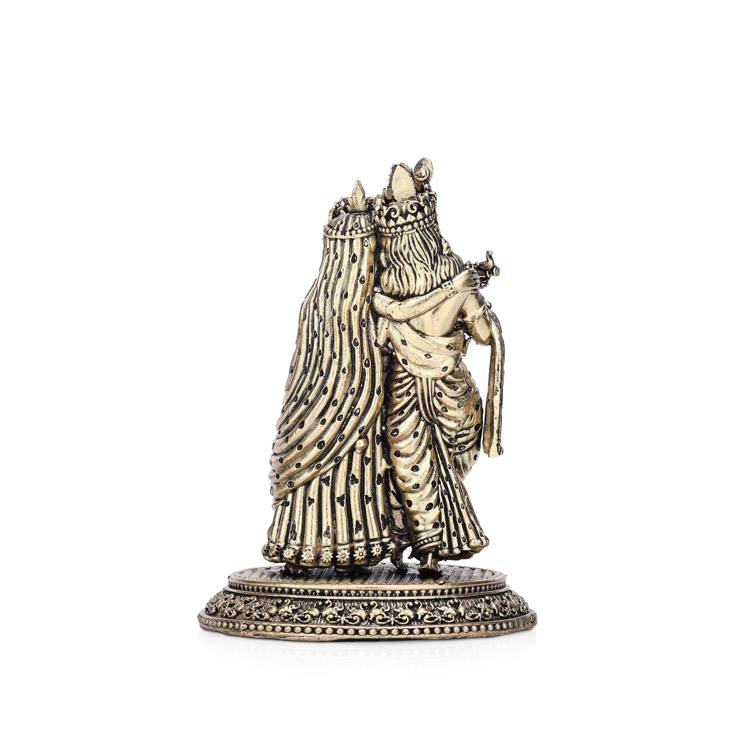 radha krishan brass idol