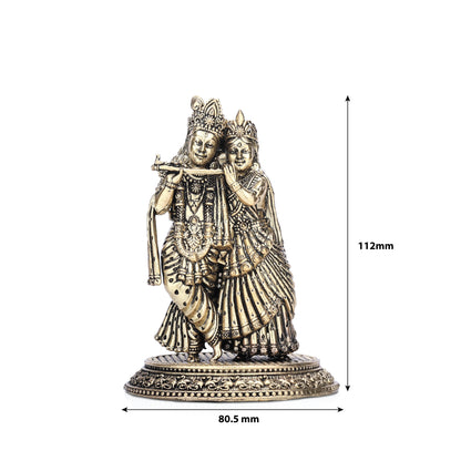 Radha Krishan Brass Idol