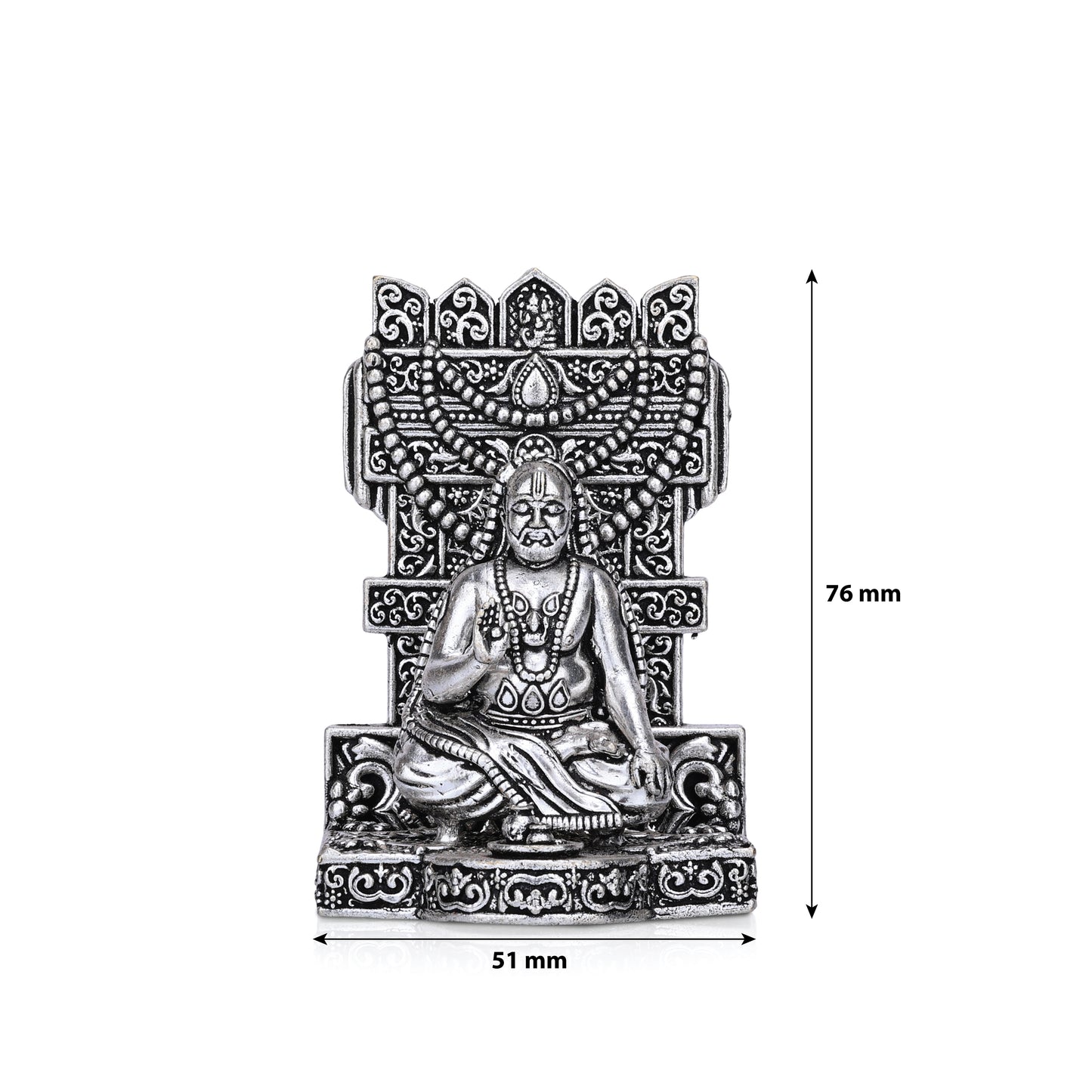 shri raghavendra swamy idol(german silver)