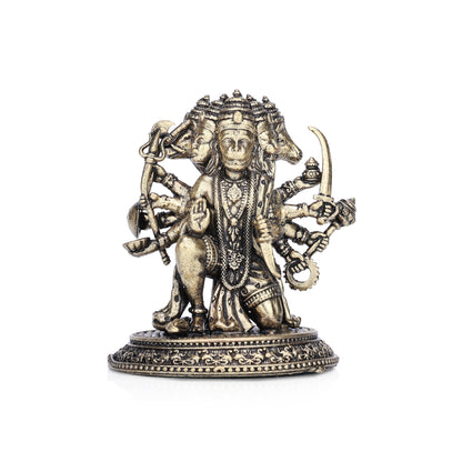 Sri Panchamukhi Anjaneya Brass Idol