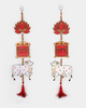 Shubh Labh with Cow Wall Hanger medium