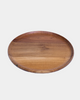 Teak Smooth Plates Taper 17cm