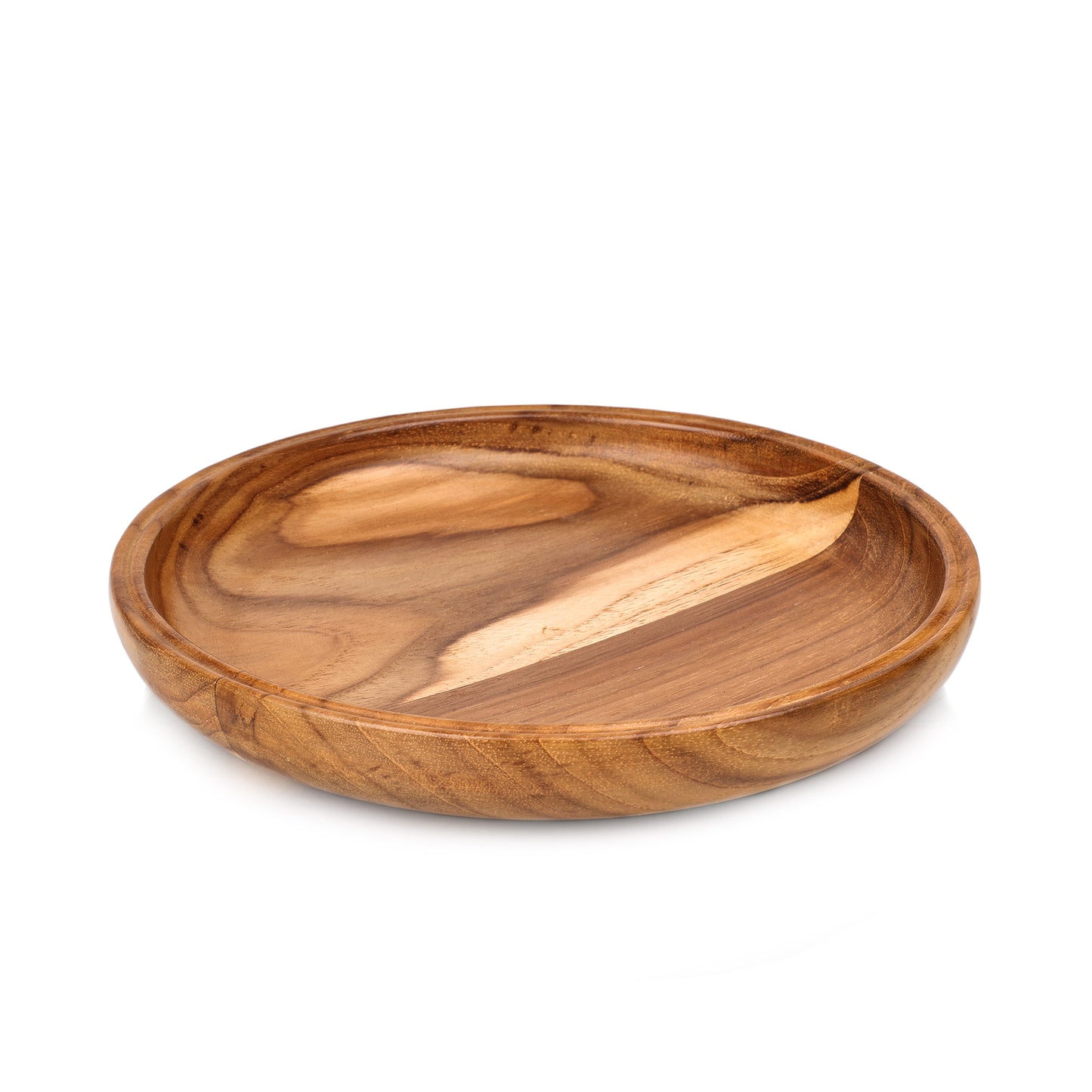teak smooth plates (with beading)