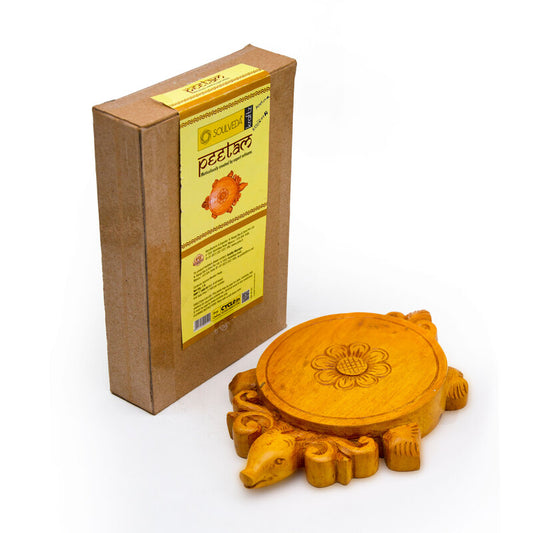 Handmade Jackfruit wood Koorma Asana or Koorma Peeta – Pujaroom