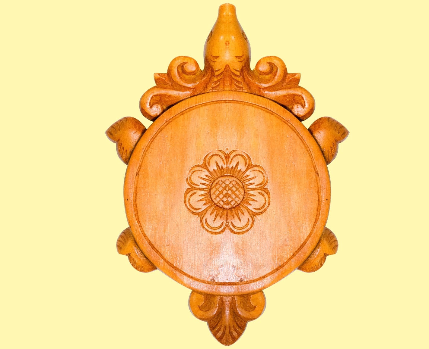 Handmade Jackfruit wood Koorma Asana or Koorma Peeta
